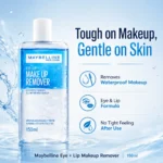 MAYBELLINE NEW YORK EYE+LIP MAKEUP REMOVER