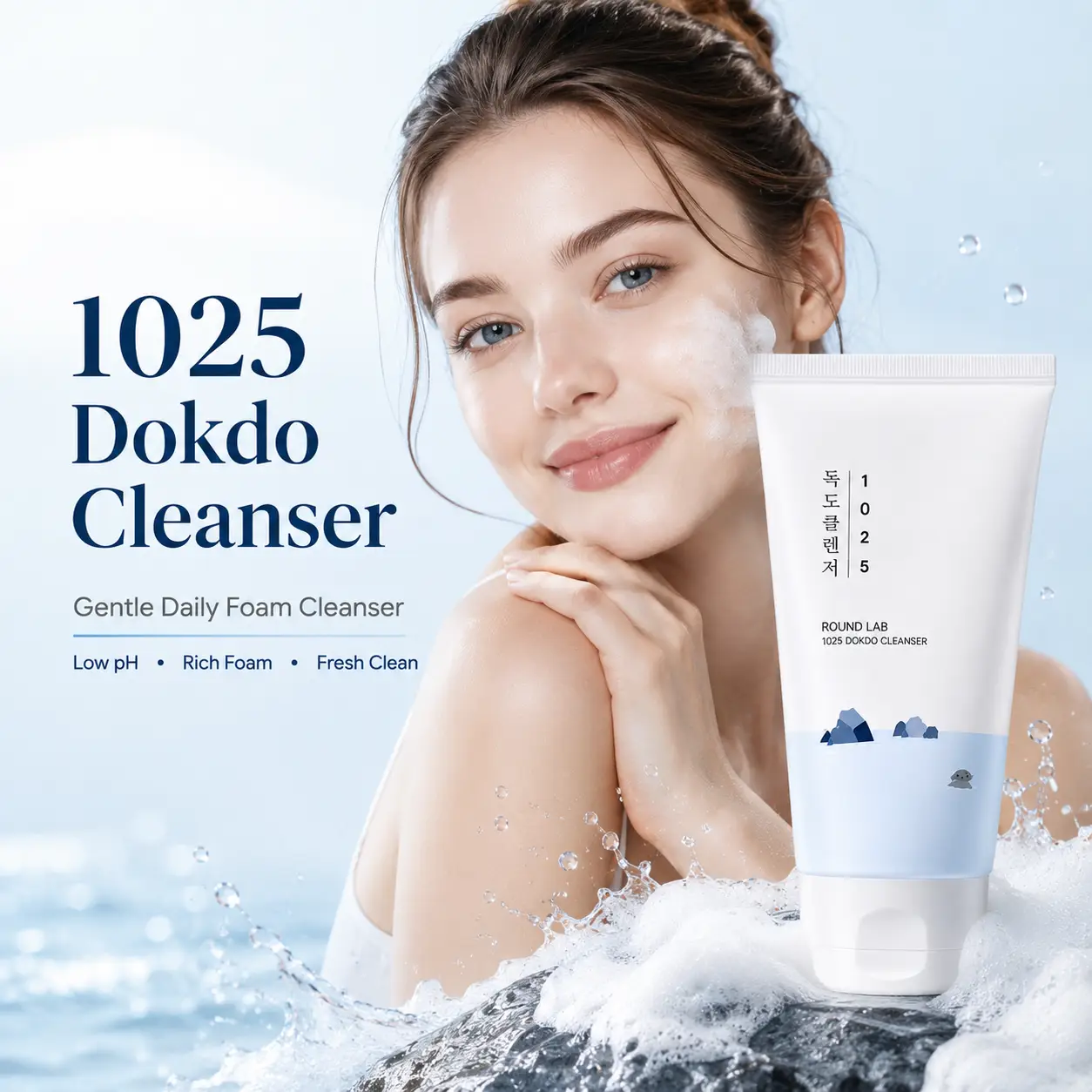 roundlab-facecare-cleanser-sd-13961- (1) Round Lab 1025 Dokdo Cleanser - Image 1